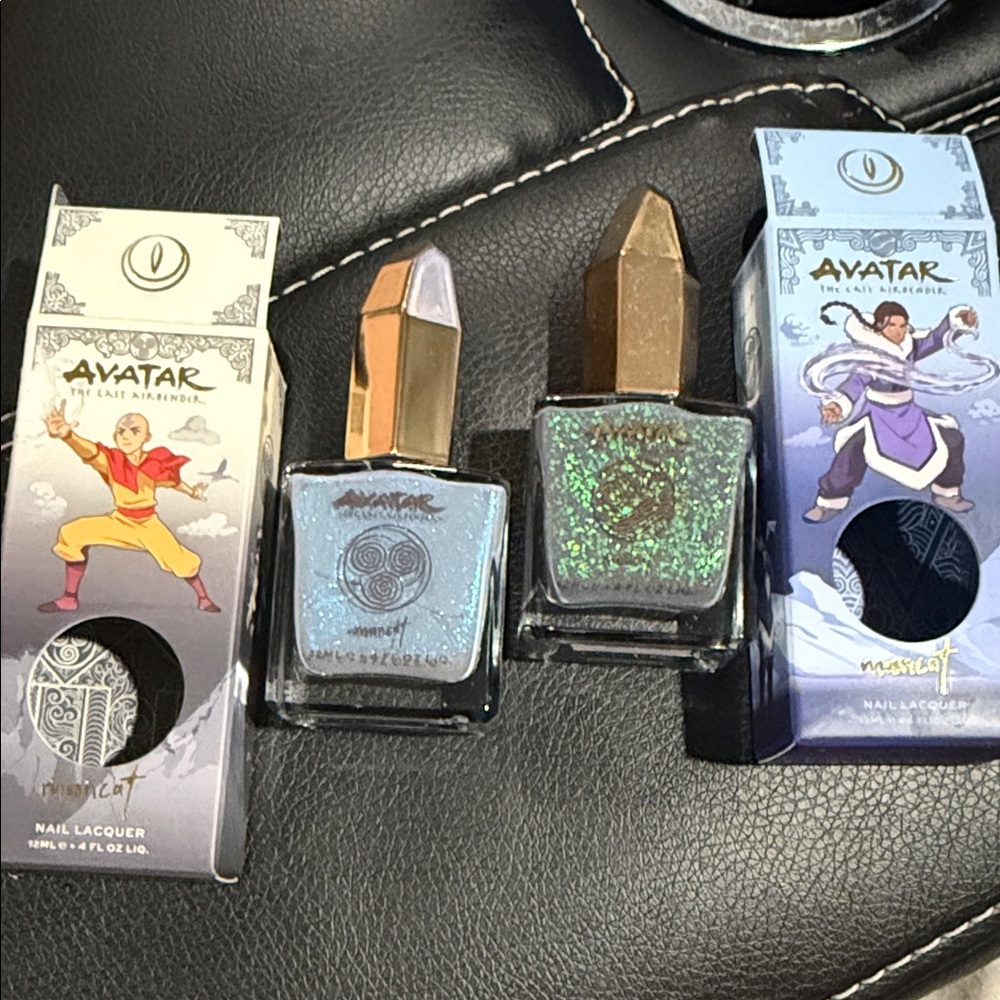 Mooncat Avatar Nail Polishes breath of wind and spirit water